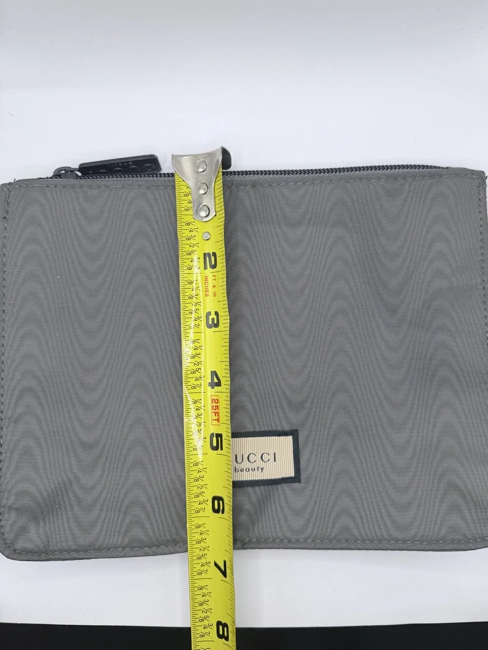 Gucci Beauty Gray Nylon Cosmetic Travel Pouch - Picture 7 of 7